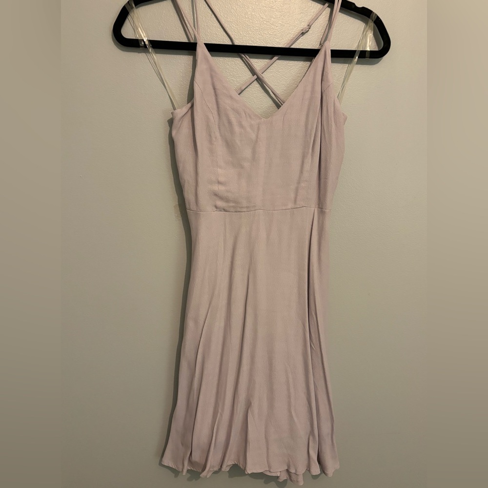 Women’s summer dress with crisscross straps